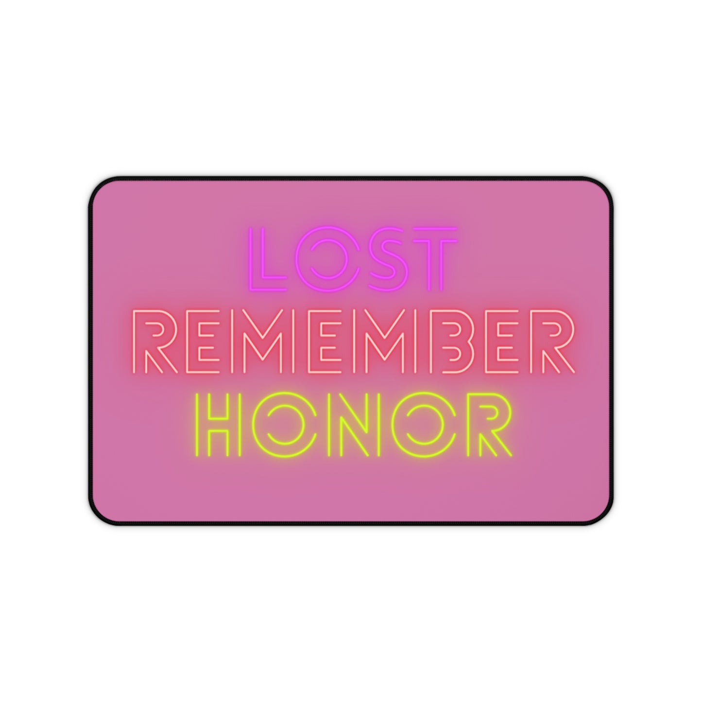 Desk Mat: Lost Remember Honor Lite Pink