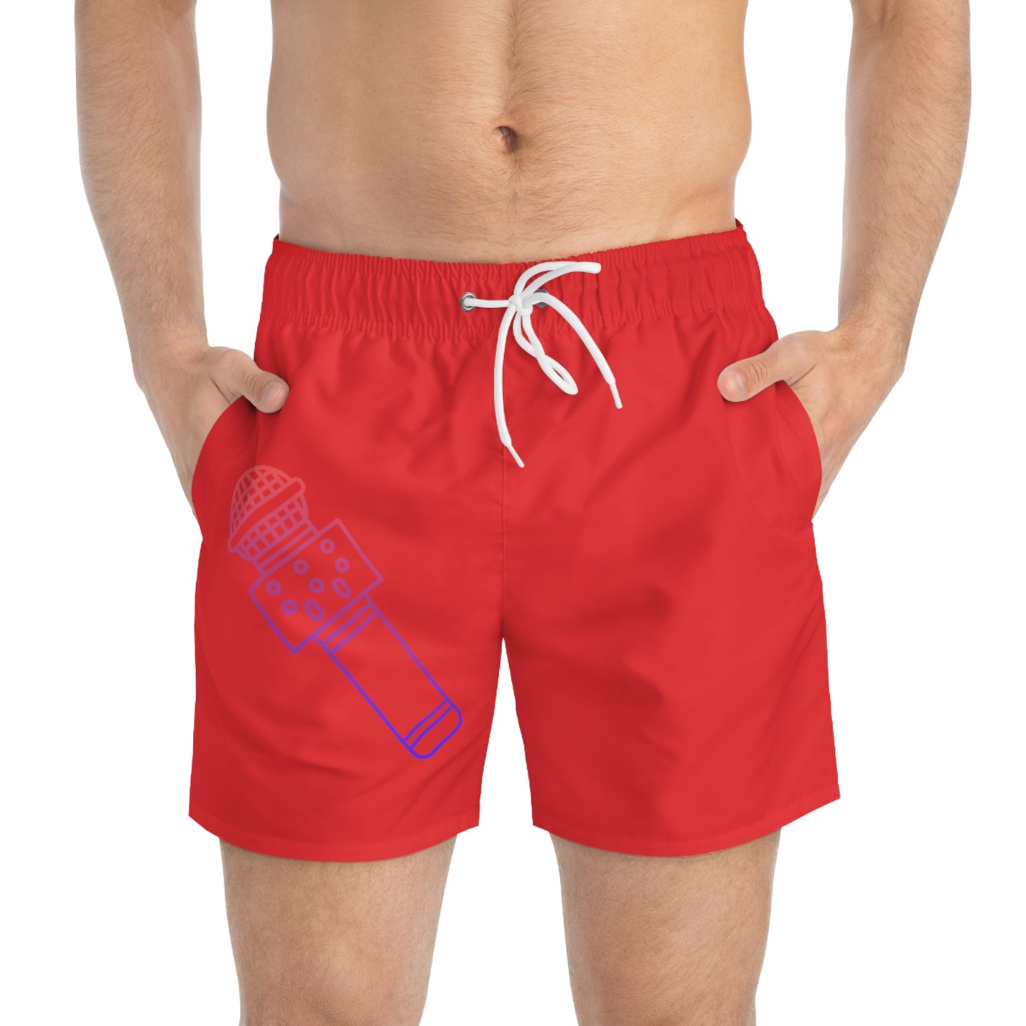 Swim Trunks: Music Red