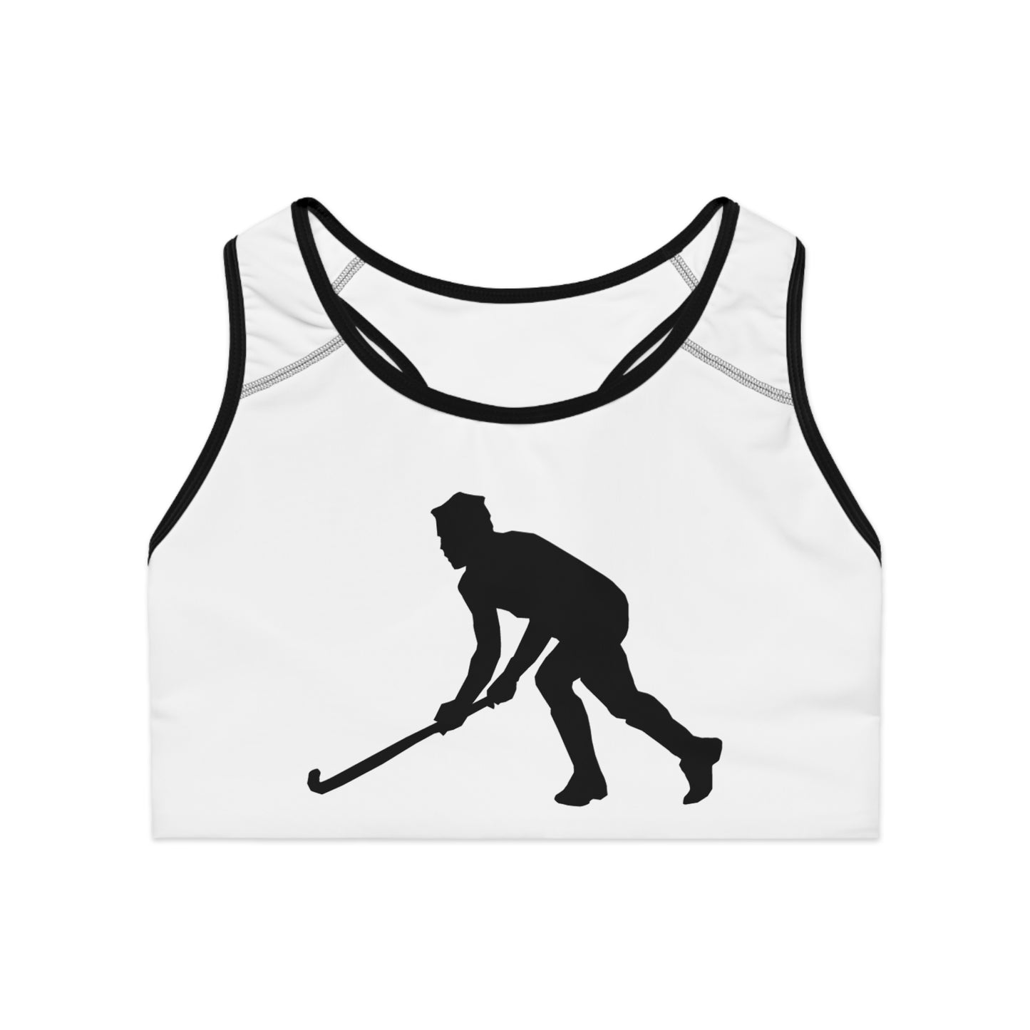 Sports Bra: Hockey White