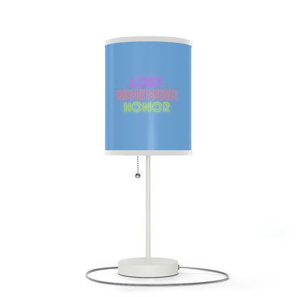 Lamp on a Stand, US|CA plug: Fishing Lite Blue