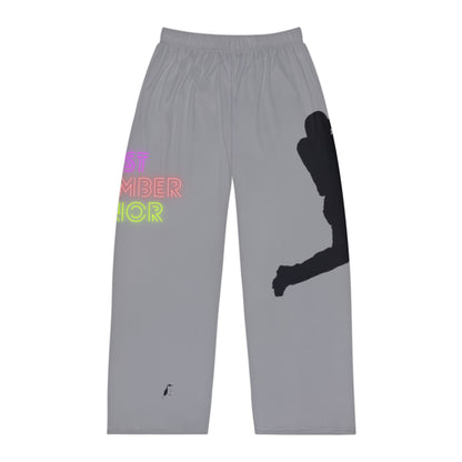 Men's Pajama Pants: Baseball Grey