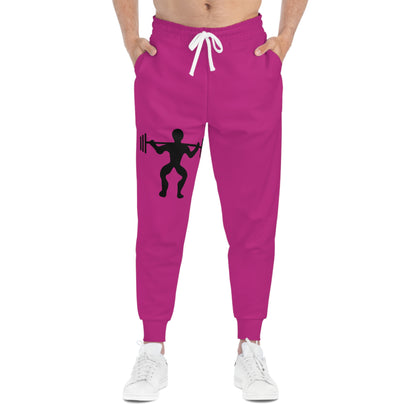 Athletic Joggers: Weightlifting Pink