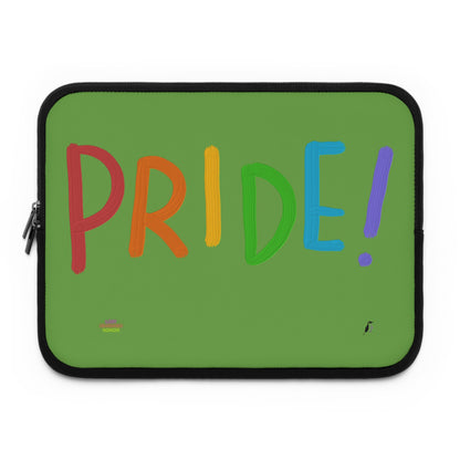 Laptop Sleeve: LGBTQ Pride Green