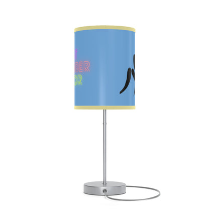 Lamp on a Stand, US|CA plug: Wrestling Lite Blue