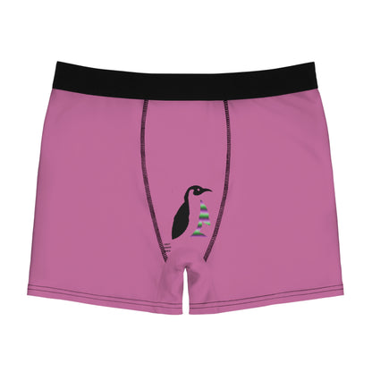 Men's Boxer Briefs: Fishing Lite Pink