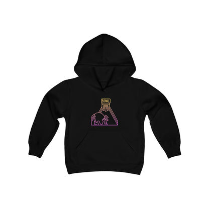 Youth Heavy Blend Hooded Sweatshirt: Bowling 