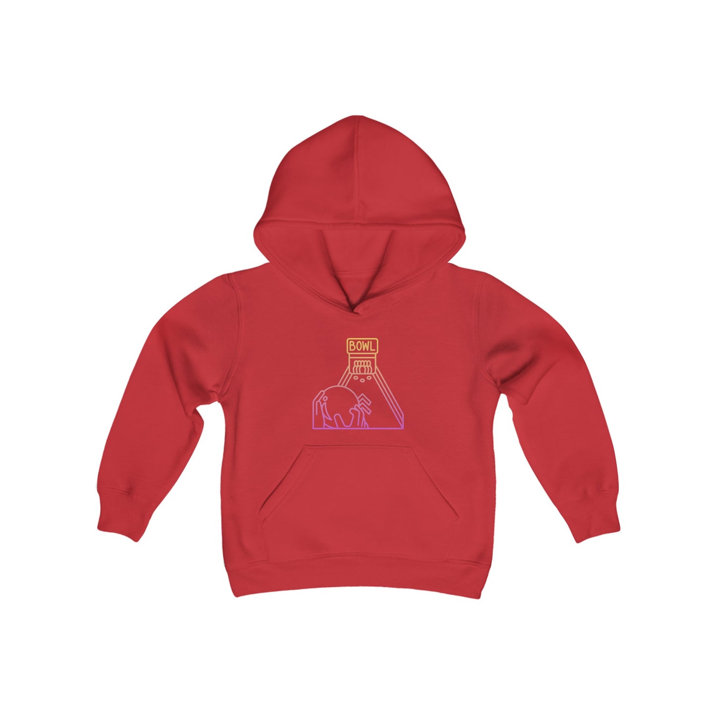 Youth Heavy Blend Hooded Sweatshirt: Bowling