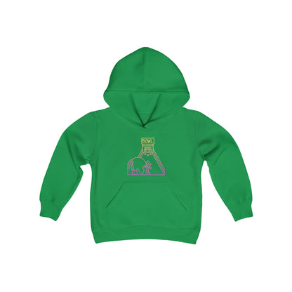 Youth Heavy Blend Hooded Sweatshirt: Bowling 