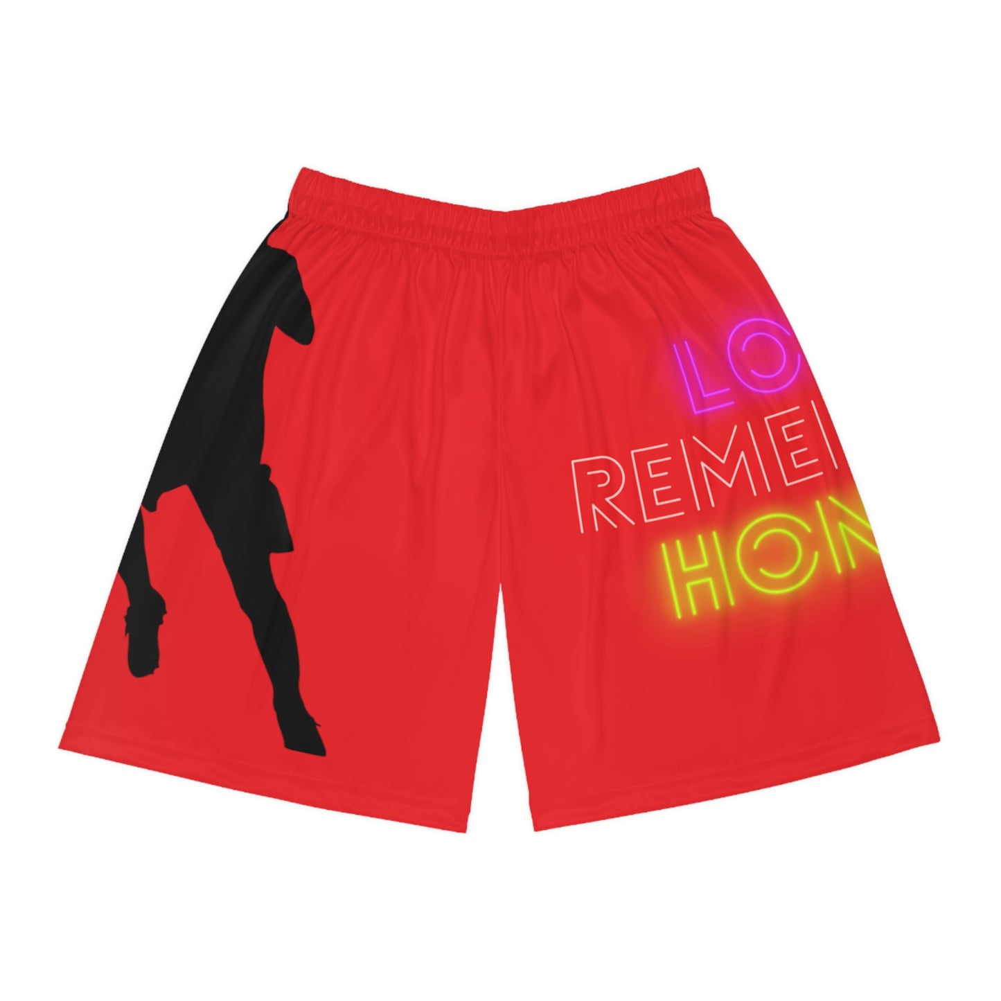 Basketball Shorts: Soccer Red