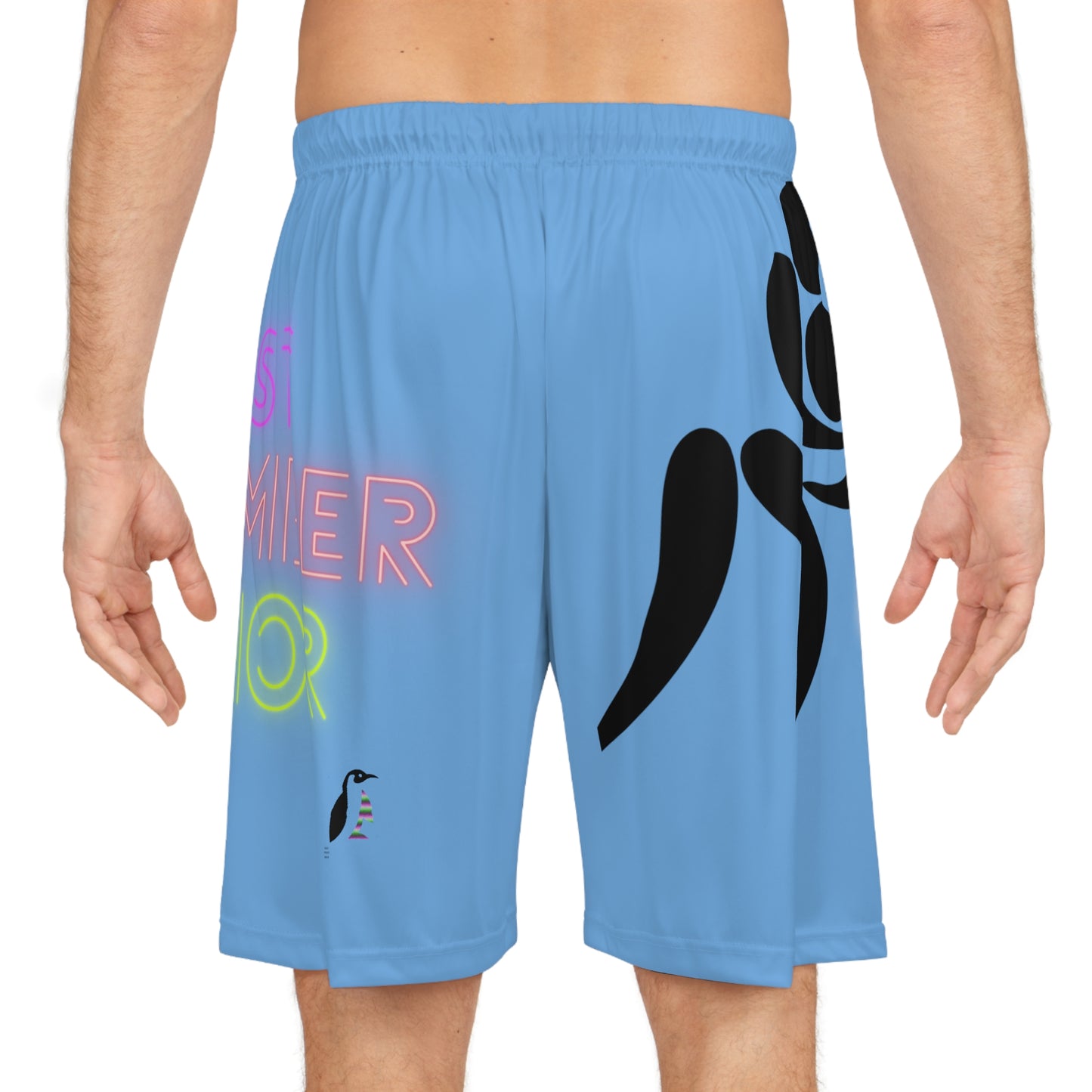 Basketball Shorts: Wrestling Lite Blue