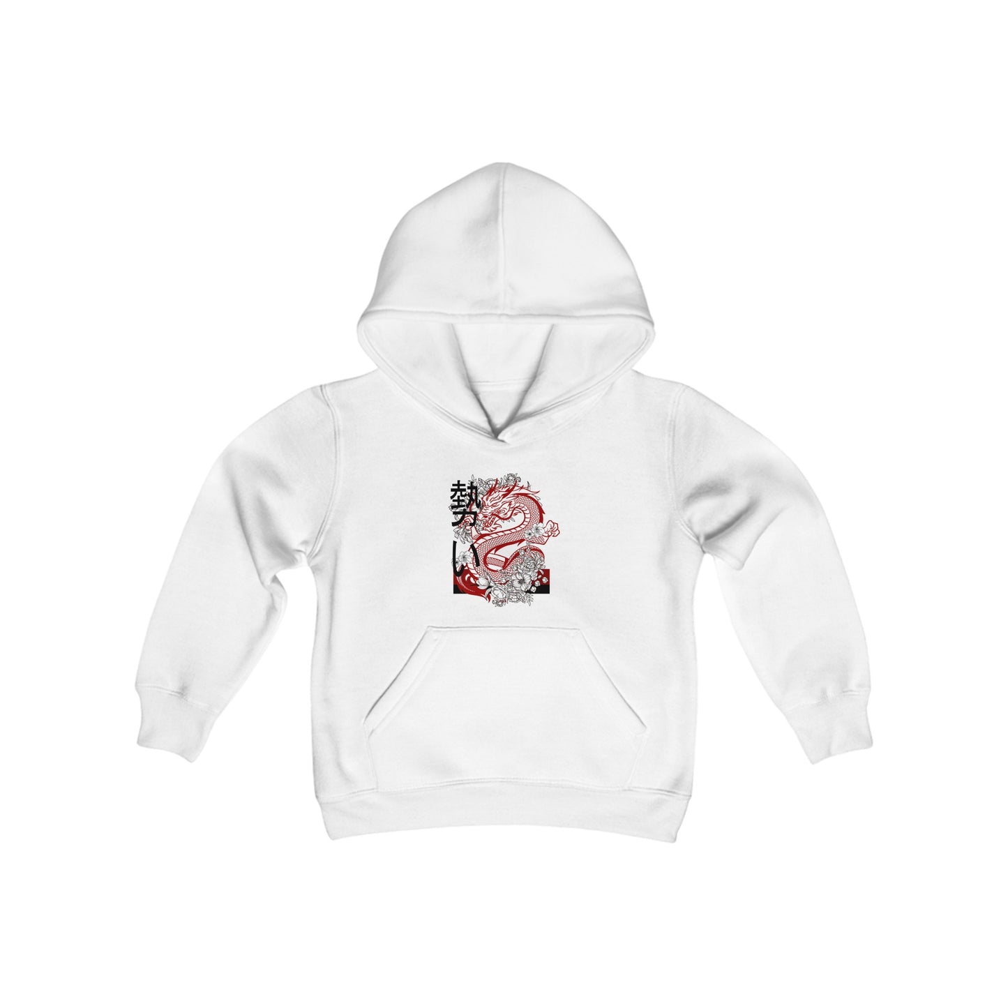 Youth Heavy Blend Hooded Sweatshirt: Mga Dragon 