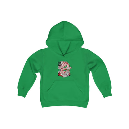 Youth Heavy Blend Hooded Sweatshirt: Dragons