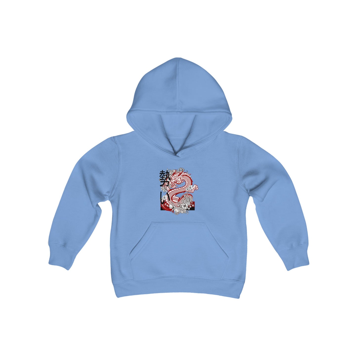 Youth Heavy Blend Hooded Sweatshirt: Mga Dragon 