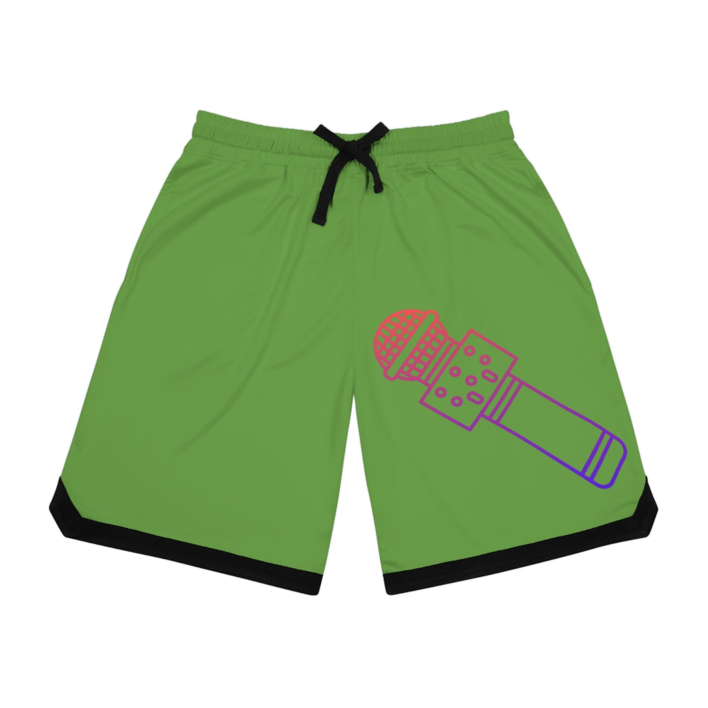 Basketball Rib Shorts: Music Green