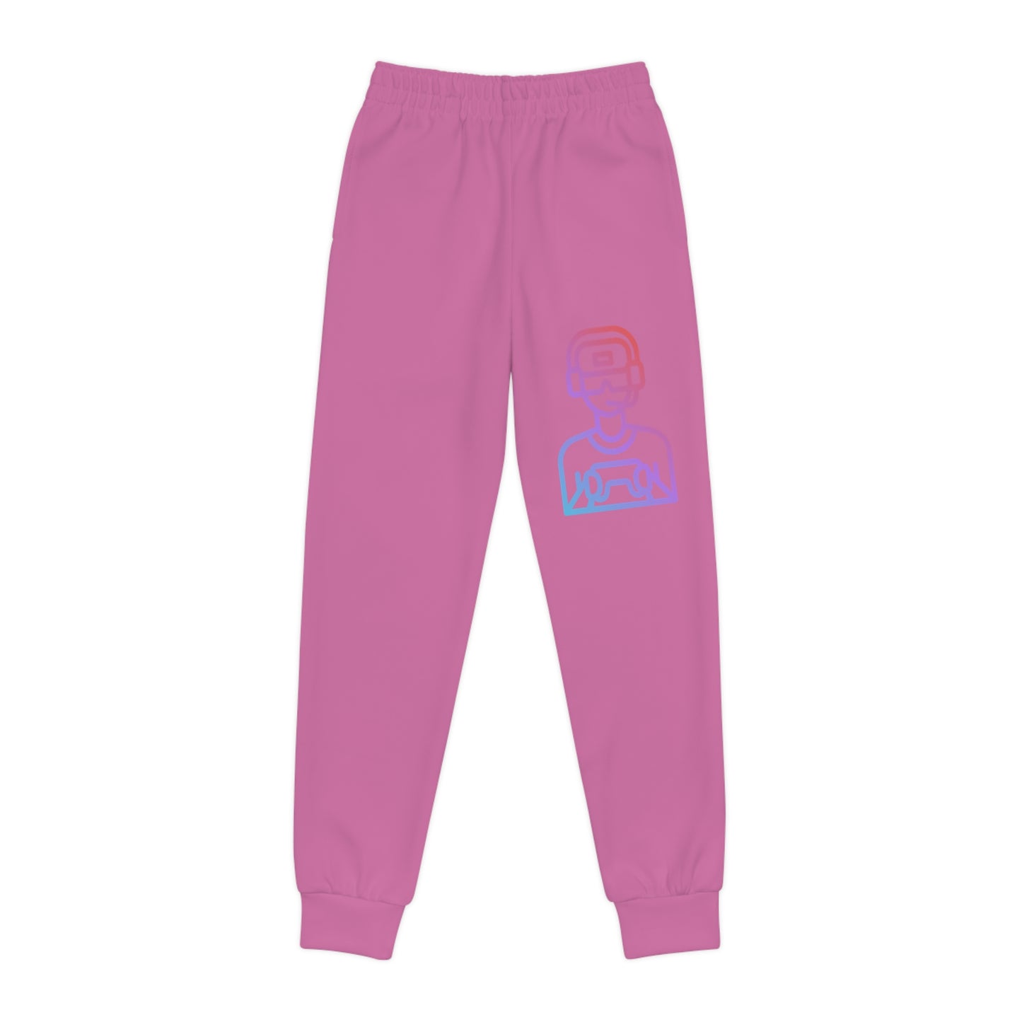 Youth Joggers: Gaming Lite Pink