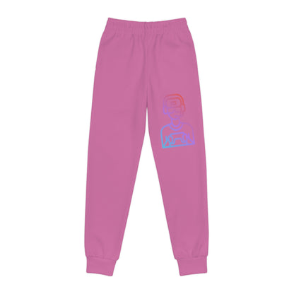 Youth Joggers: Gaming Lite Pink