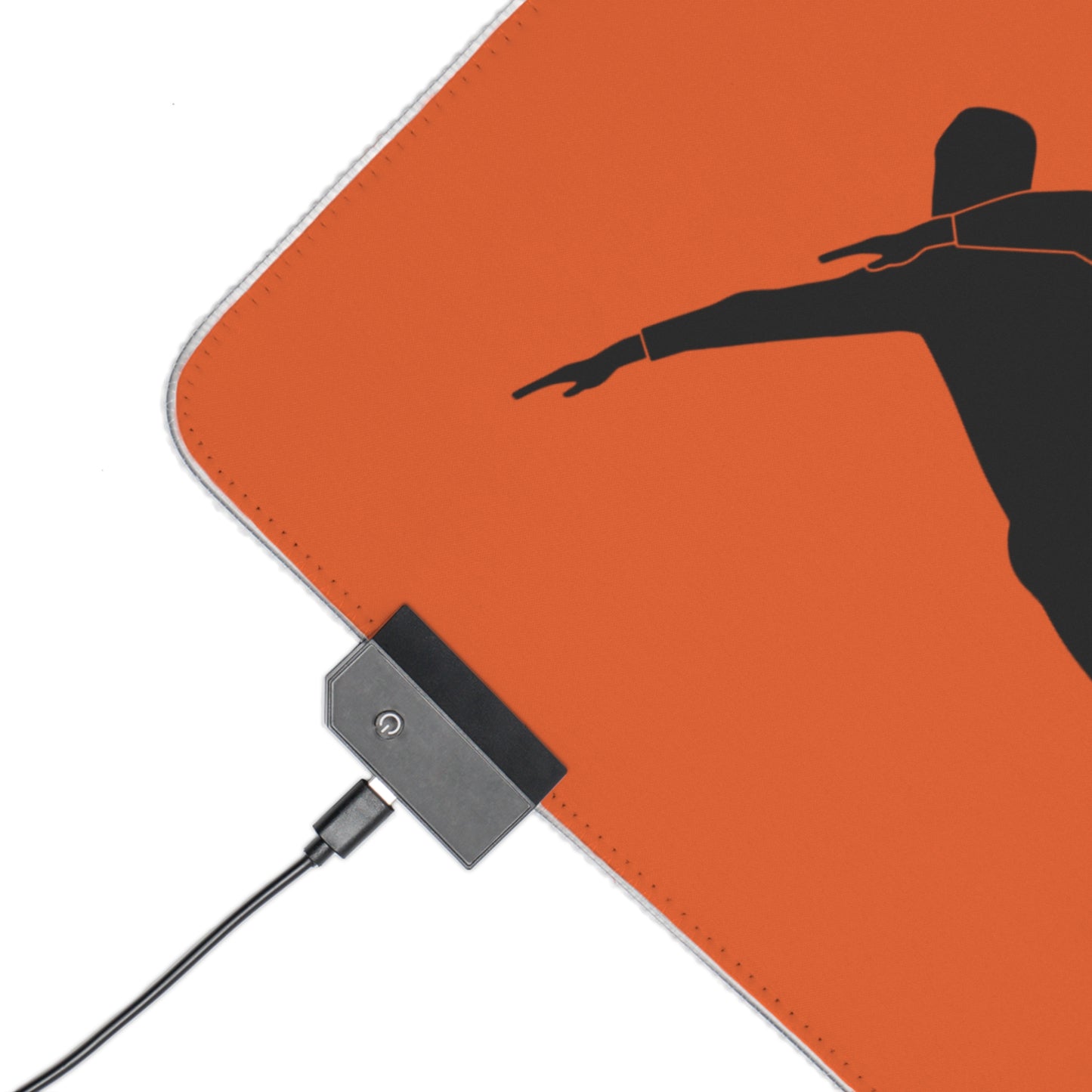 LED Gaming Mouse Pad: Dance Orange