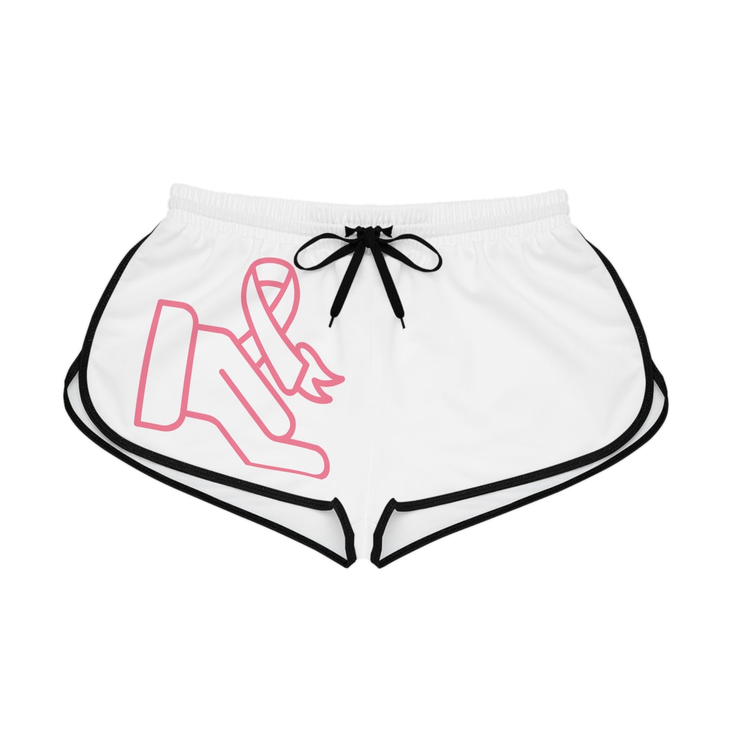 Women's Relaxed Shorts: Fight Cancer White