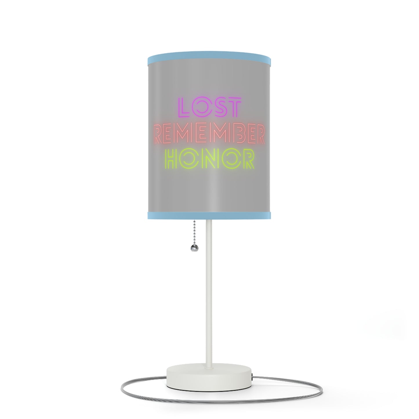 Lamp on a Stand, US|CA plug: Wolves Lite Grey 