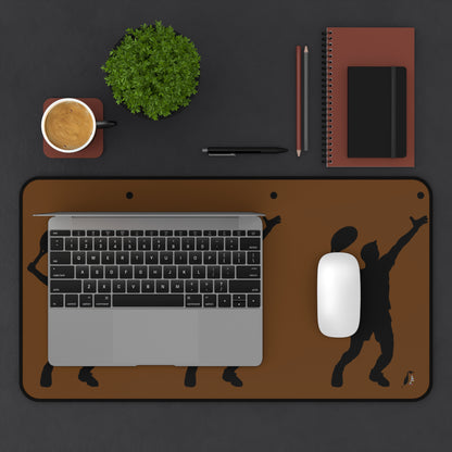 Desk Mat: Tennis Brown