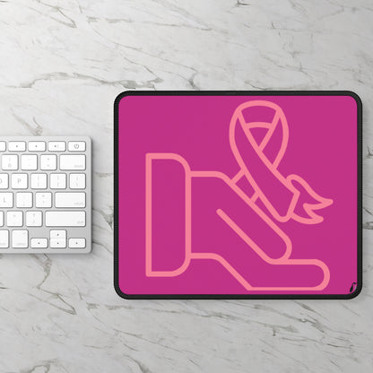 Gaming Mouse Pad: Fight Cancer Pink