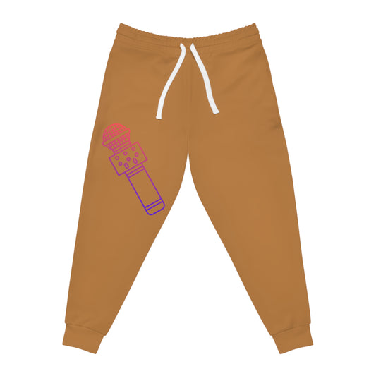 Athletic Joggers: Music Lite Brown