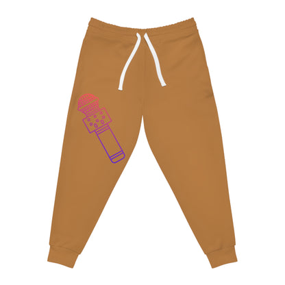 Athletic Joggers: Music Lite Brown