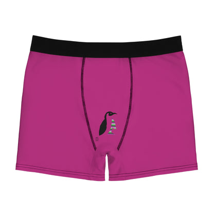 Men's Boxer Briefs: Wolves Pink