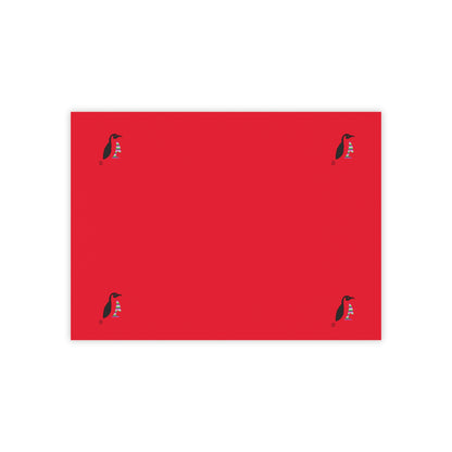 Post-it® Note Pads: Crazy Penguin World Logo Dark Red