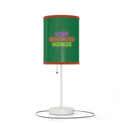 Lamp on a Stand, US|CA plug: Basketball Dark Green