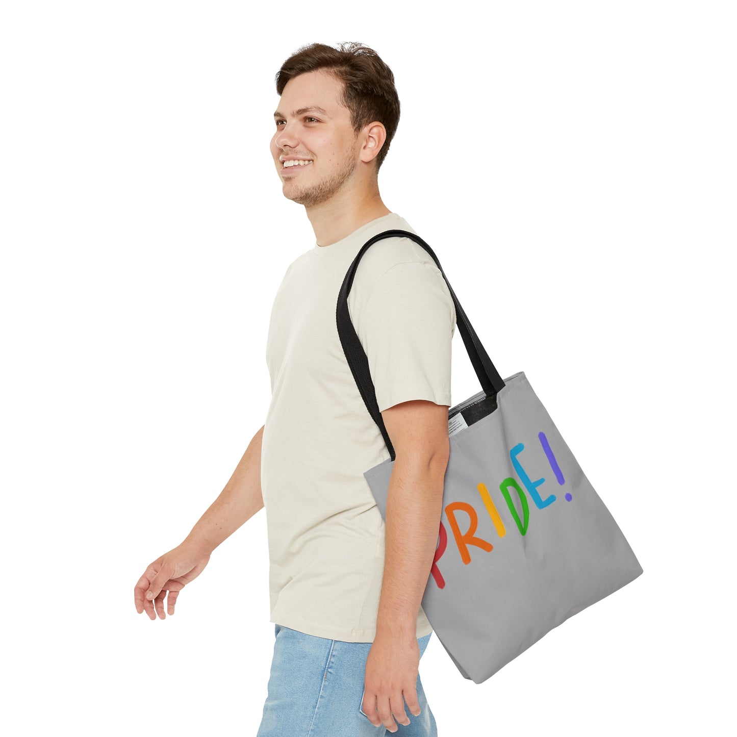 Tote Bag: LGBTQ Pride Lite Grey