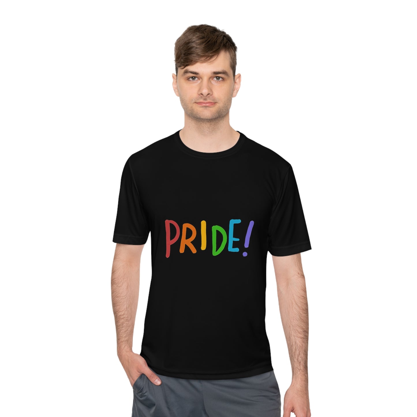 Moisture Wicking Tee: LGBTQ Pride #1