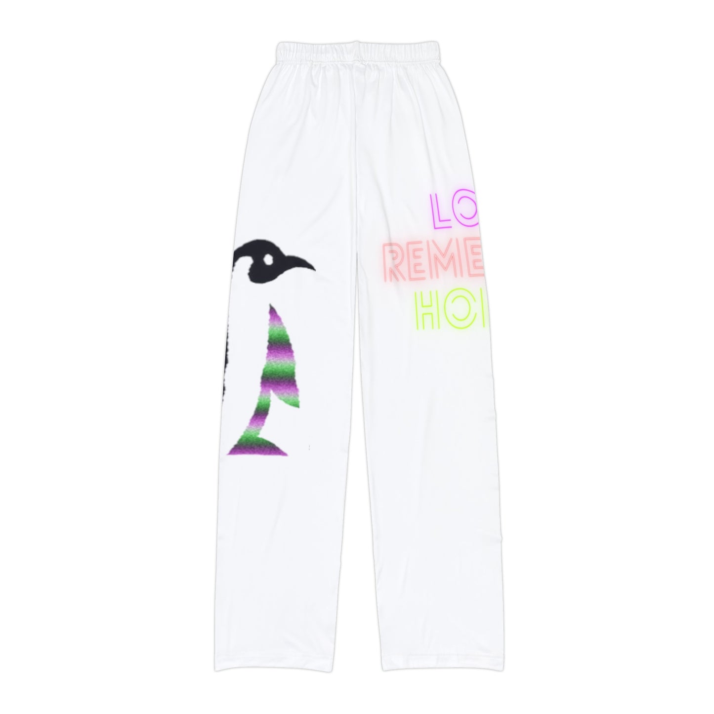 Kids Pajama Pants: Lost Remember Honor White