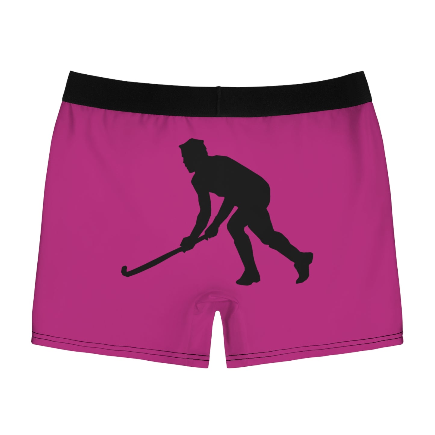 Men's Boxer Briefs: Hockey Pink