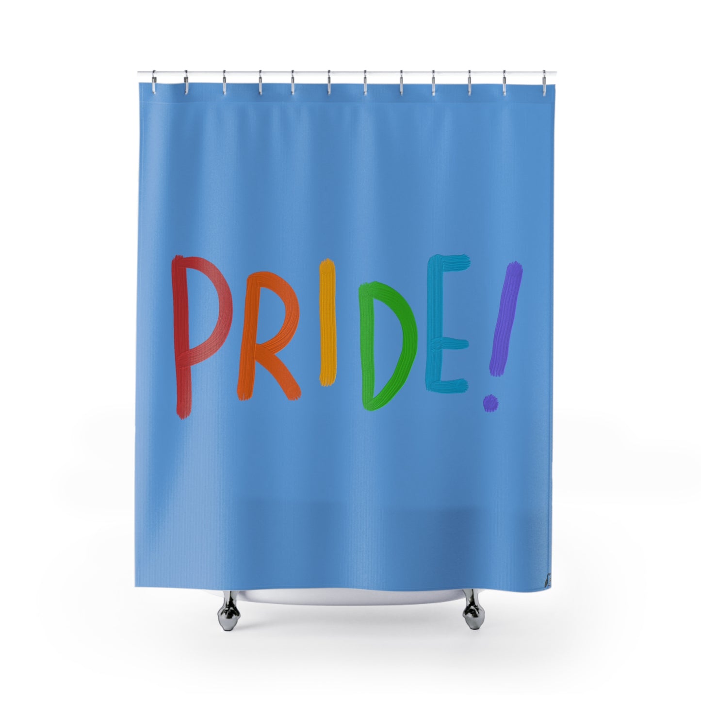 Shower Curtains: #1 LGBTQ Pride Lite Blue