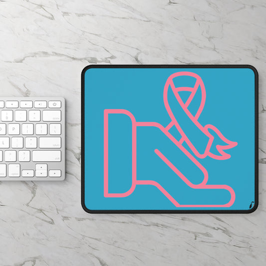 Gaming Mouse Pad: Fight Cancer Turquoise