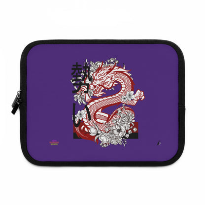 Laptop Sleeve: Dragons Purple