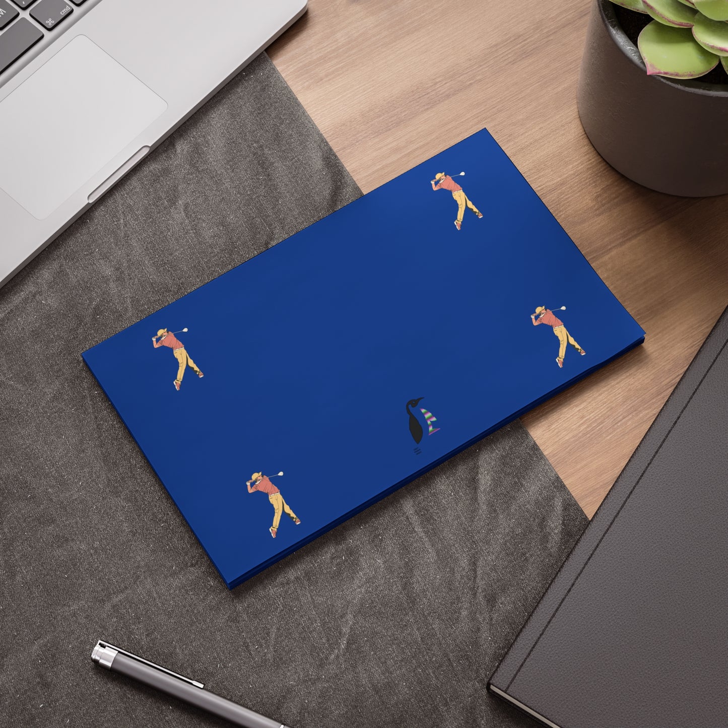 Post-it® Note Pads: Golf Dark Blue