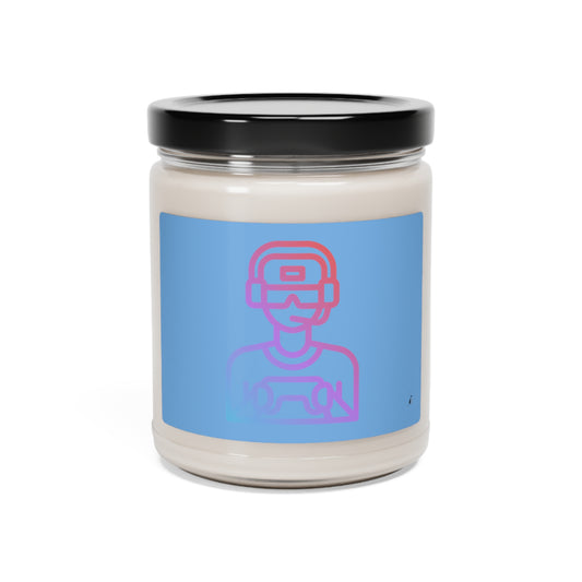 Scented Soy Candle, 9oz: Gaming Lite Blue