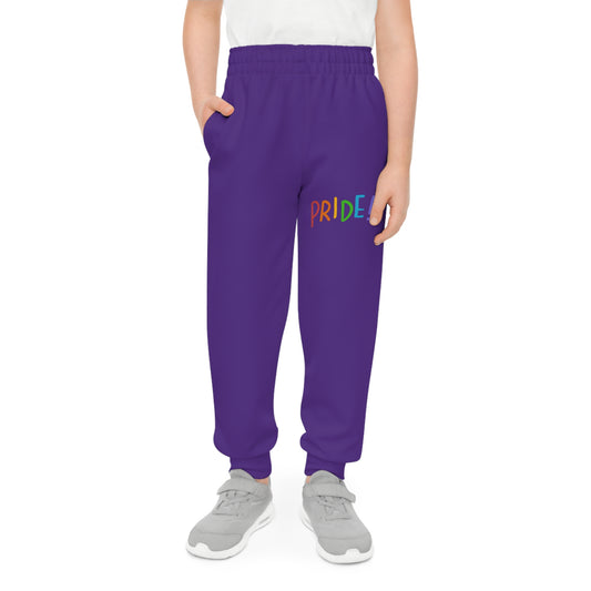 Youth Joggers: LGBTQ Pride Purple