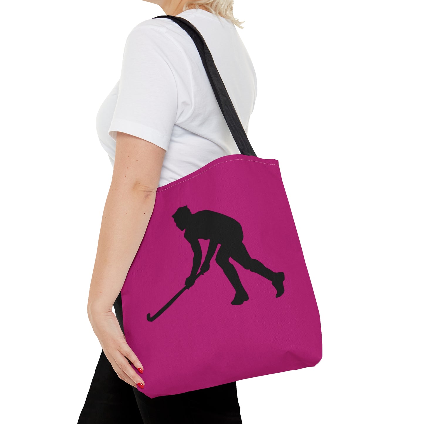 Tote Bag: Hockey Pink