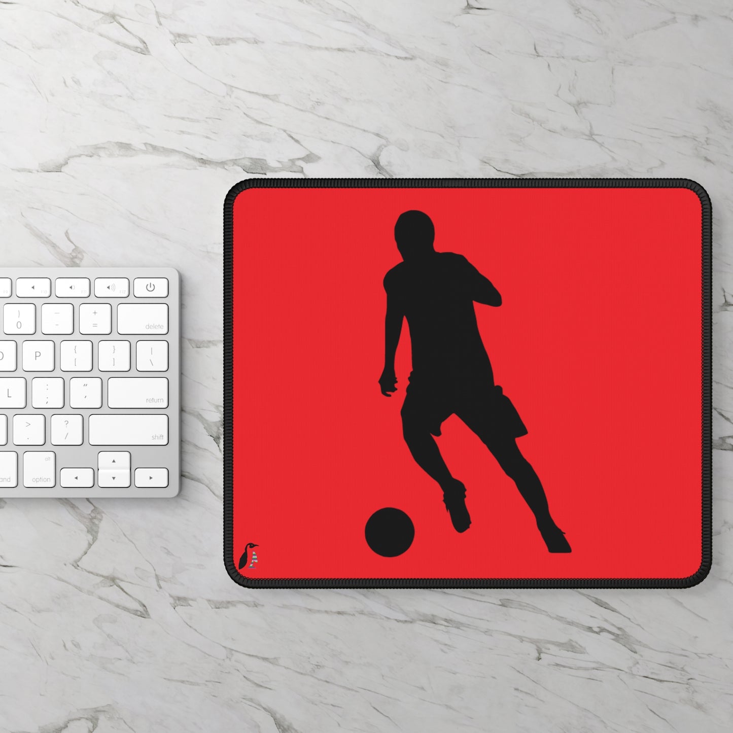 Gaming Mouse Pad: Soccer Red