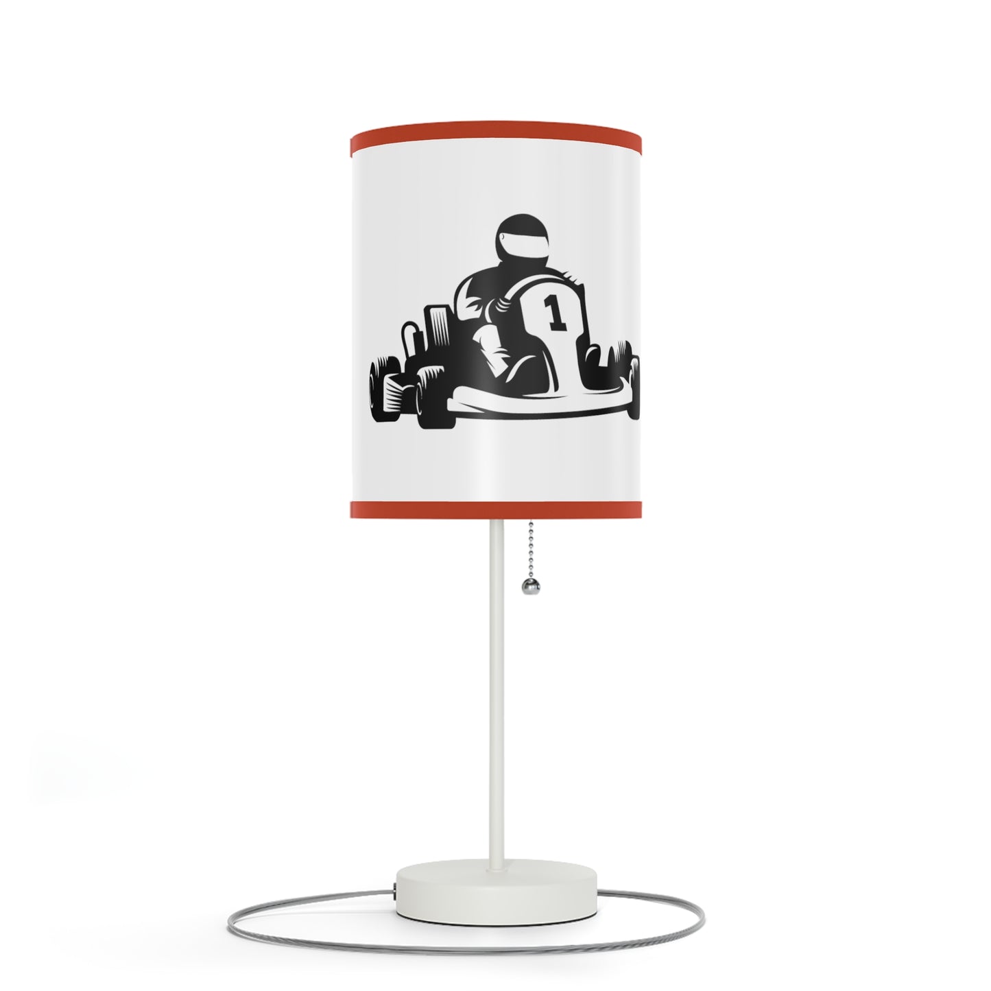 Lamp on a Stand, US|CA plug: Racing White