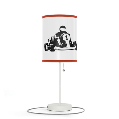 Lamp on a Stand, US|CA plug: Racing White