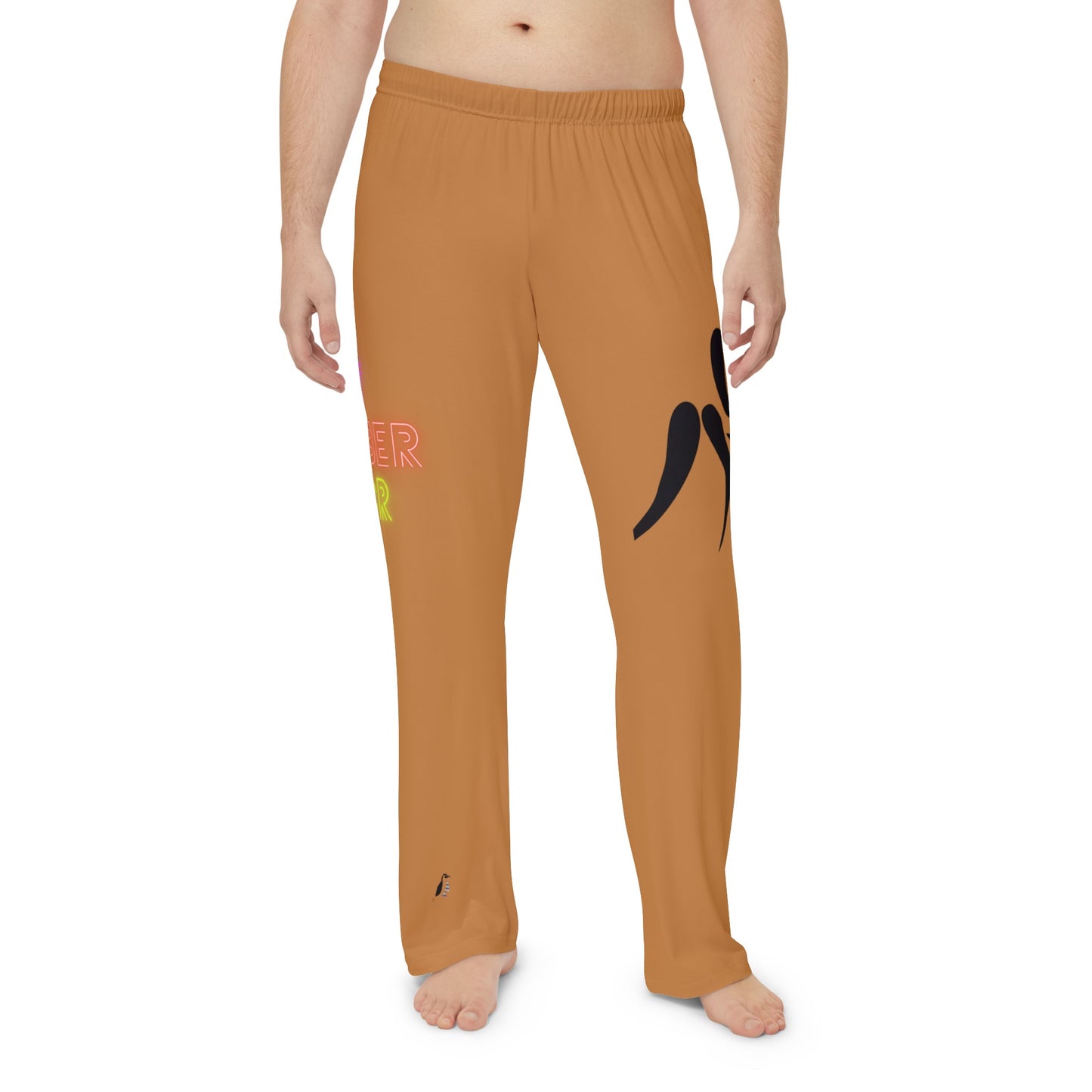 Men's Pajama Pants: Wrestling Lite Brown