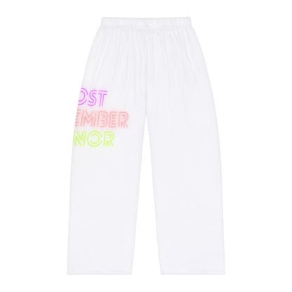 Men's Pajama Pants: Lost Remember Honor White