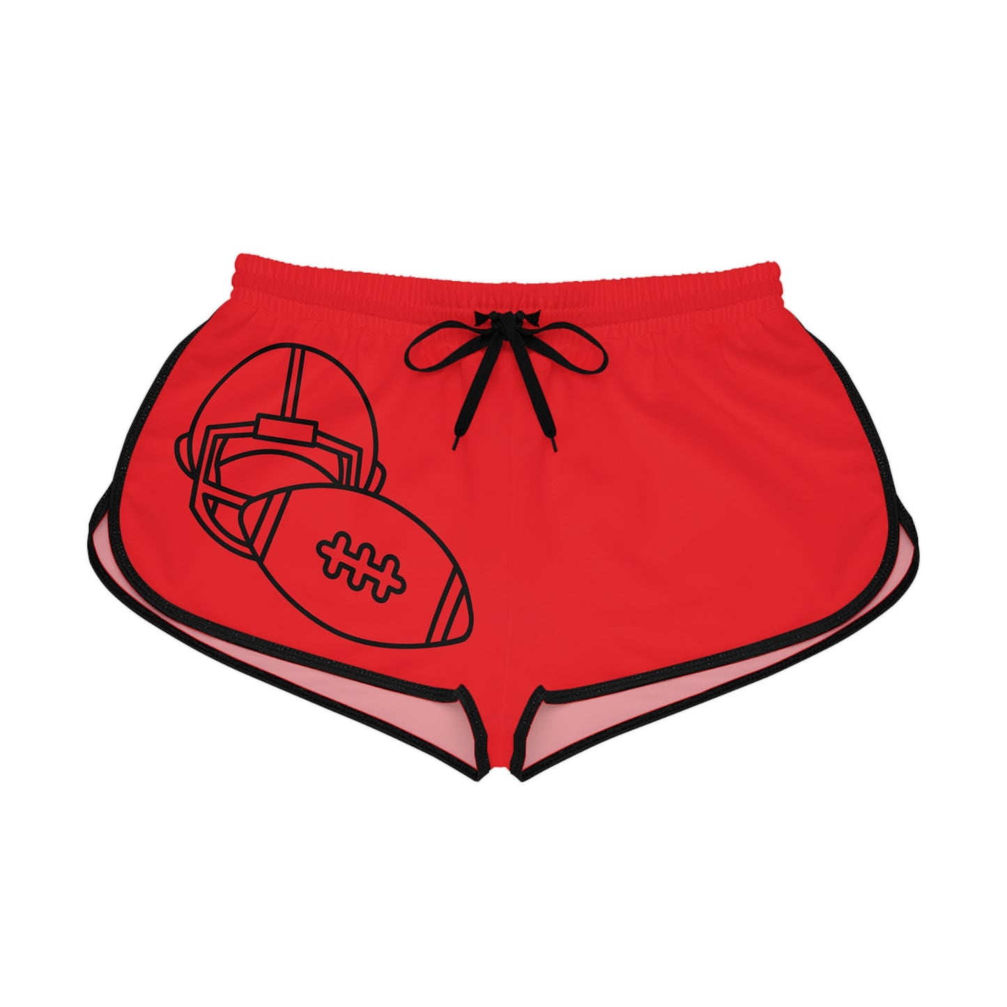 Women's Relaxed Shorts: Football Red