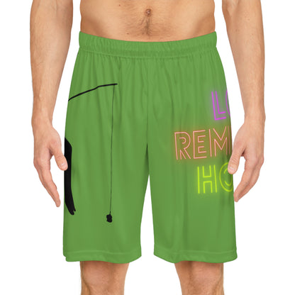 Basketball Shorts: Fishing Green