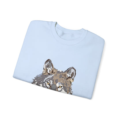 Heavy Blend™ Crewneck Sweatshirt: Wolves #2