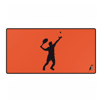 Desk Mats: Tennis Orange